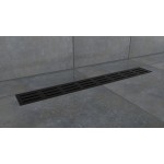 C-DRAINWELL 80 Black Odtokový podlahový žlab, kostky