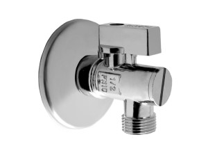 CR 37A Kulový rohový kohout 1/2˝×3/8˝ s růžicí a filtrem (1 ks)