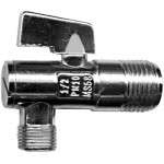 CR 37A Kulový rohový kohout 1/2˝×3/8˝ s růžicí a filtrem (1 ks)