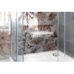 SAAP Sklopné sedátko do sprchového koutu bílé 35x32,8