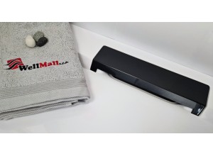 Krytka k vaničkovému sifonu Hard - černá lesk