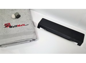 Krytka k vaničkovému sifonu Hard - černá mat