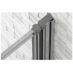 DANCE 4 Vanová zástěna čtyřdílná skládací 80x140