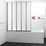 DANCE 5 Vanová zástěna pětidílná skládací 120x140