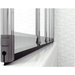 DANCE 5 Vanová zástěna pětidílná skládací 120x140