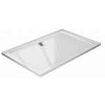 DELTA ROCKY 120x80 Grape Well Sprchový kout se zalamovacími dveřmi a mramorovou vaničkou