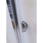 DELTA ROCKY 120x90 Grape Sprchový kout se zalamovacími dveřmi a mramorovou vaničkou