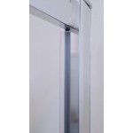 DELTA ROCKY 120x90 Grape Sprchový kout se zalamovacími dveřmi a mramorovou vaničkou