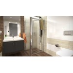 DELTA COMBI 80x80 Grape Well Sprchový kout se zalamovacími dveřmi