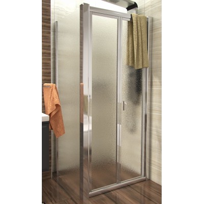 DELTA COMBI 80x80 Grape Well Sprchový kout se zalamovacími dveřmi