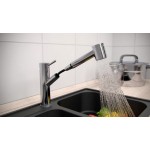 LISSA LONG Vodovodní baterie s výsuvnou sprškou