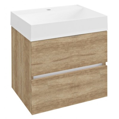 ODETTA umyvadlová skříňka 57x50x43,5cm, dub alabama (jen skříňka)