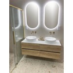 ODETTA umyvadlová skříňka 57x50x43,5cm, dub alabama (jen skříňka)