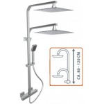 CARRE Sprchový set s termobaterií