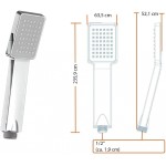 CARRE Sprchový set s termobaterií