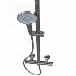 EAST Chrom Sprchový set s termostatickou baterií - kulatý