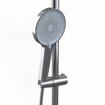 EAST Chrom Sprchový set s termostatickou baterií - kulatý