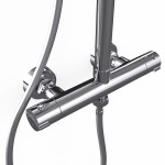 EAST Chrom Sprchový set s termostatickou baterií - kulatý