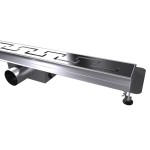 G-DRAINWELL 60 Chrom Odtokový podlahový žlab, řecko