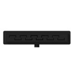 G-DRAINWELL 70 Black Odtokový podlahový žlab, řecko