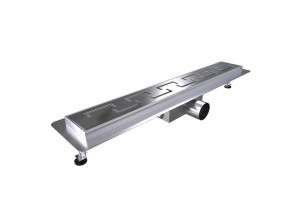 G-DRAINWELL 80 Chrom Odtokový podlahový žlab, řecko