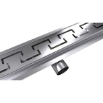 G-DRAINWELL 80 Chrom Odtokový podlahový žlab, řecko