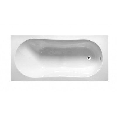 JIZERA vana 120x70x39cm, bez nožiček, bílá