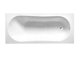 JIZERA vana 160x70x39cm, bez nožiček, bílá