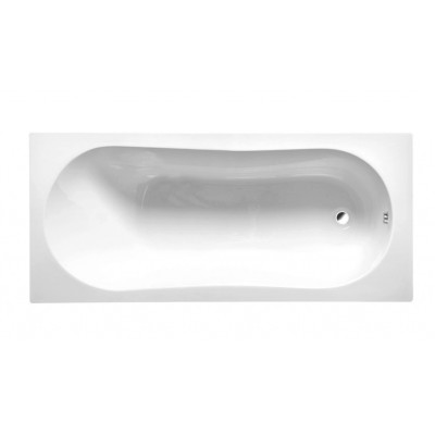 JIZERA vana 170x70x39cm, bez nožiček, bílá