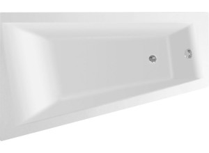 METUJE vana 160x100x42cm, levá, bílá