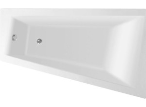 METUJE vana 160x100x42cm, pravá, bílá