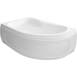 CIDLINA 150 vana 150x105x45cm bez nožiček, levá, bílá