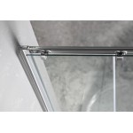 SIGMA SIMPLY čtvrtkruhová sprchová zástěna 1000x1000 mm, R550, čiré sklo