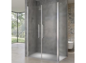 HANY COMBI 80x80 Grape Sprchová zástěna čtvercová