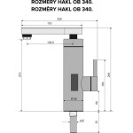 OB 340 Elektrická přímoohřevná vodovodní baterie 3,3kW