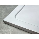 HARD 90x80x3,5 obdélníková mramorová vanička