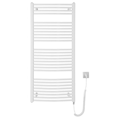 ORBIT-E elektrické otopné těleso oblé 600x1320 mm, 600 W, bílá