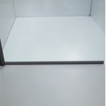 JET NEW Black 65 x 140 cm Vanová zástěna jednodílná