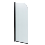 JET NEW Black 65 x 140 cm Vanová zástěna jednodílná