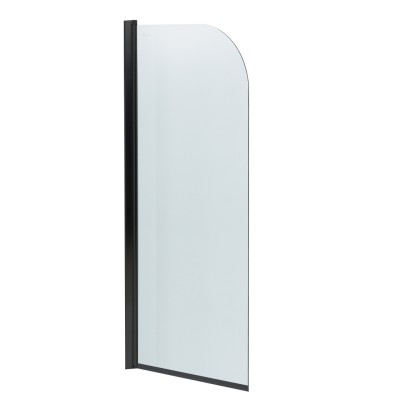 JET NEW Black 65 x 140 cm Vanová zástěna jednodílná