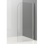 JET NEW Chrom 75 x 140 cm Vanová zástěna jednodílná