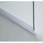 JET NEW Chrom 75 x 140 cm Vanová zástěna jednodílná