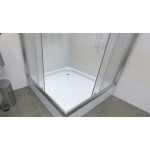 FUNY Q 90 Frost Sprchová zástěna čtvercová