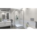 FUNY Q 90 Frost Sprchová zástěna čtvercová