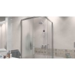 FUNY Q 90 Frost Sprchová zástěna čtvercová