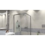 FUNY Q 90 Frost Sprchová zástěna čtvercová