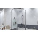 FUNY 80 Clear Sprchová zástěna čtvrtkruhová