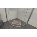 FUNY 80 Clear Sprchová zástěna čtvrtkruhová