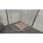 FUNY 80 Clear Sprchová zástěna čtvrtkruhová