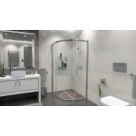 FUNY 80 Clear Sprchová zástěna čtvrtkruhová